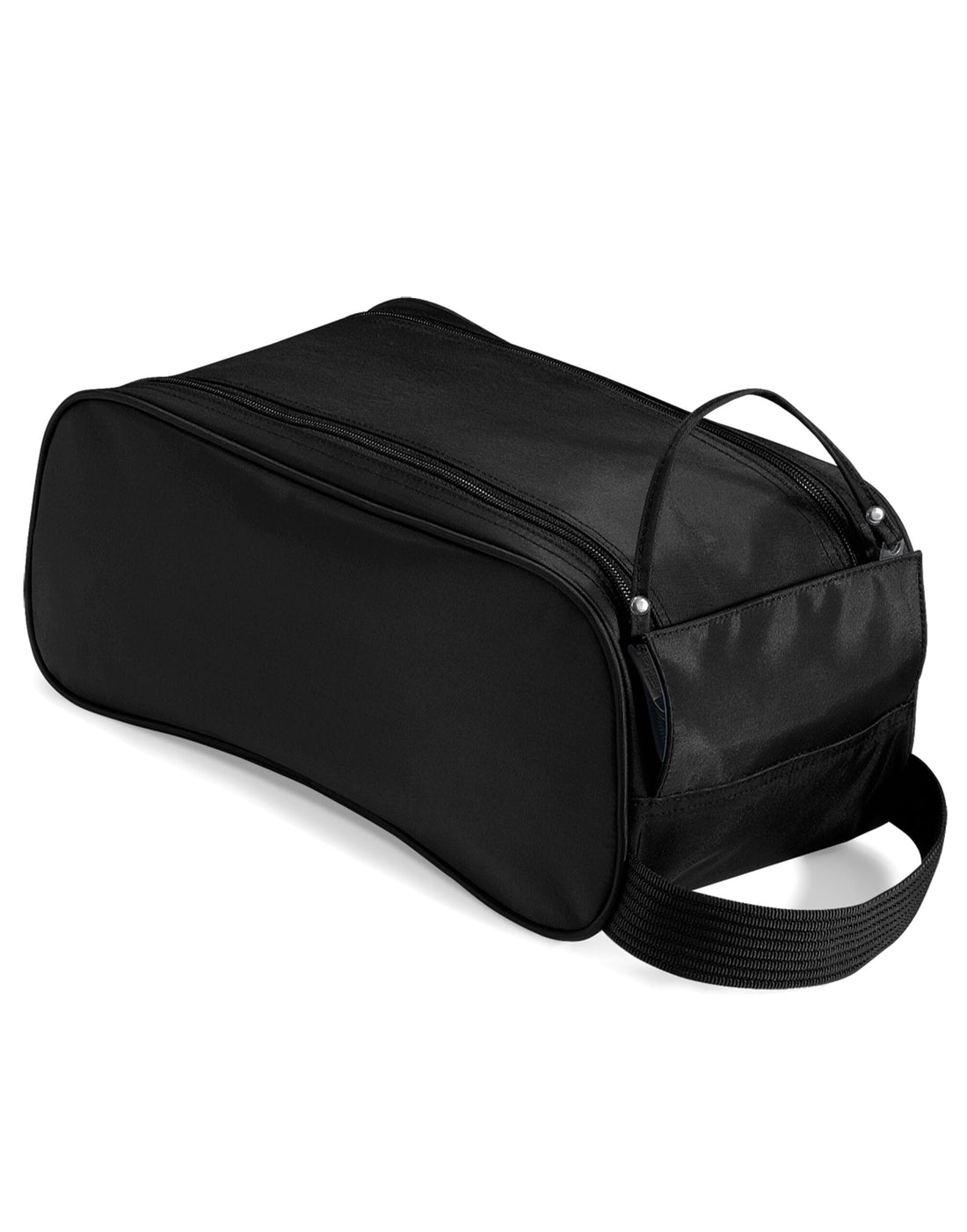 Quadra Teamwear Shoe Bag qd76 - Black O S - Customisable Bags
