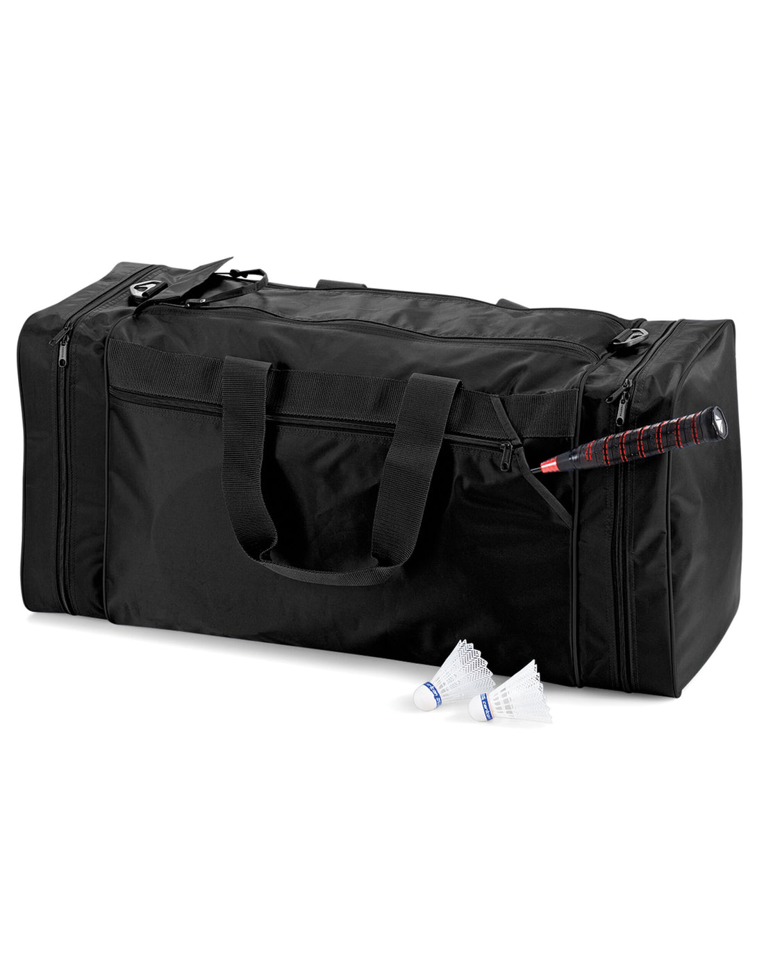 Quadra Jumbo Sports Holdall qd80 - Black O S - Customisable Bags