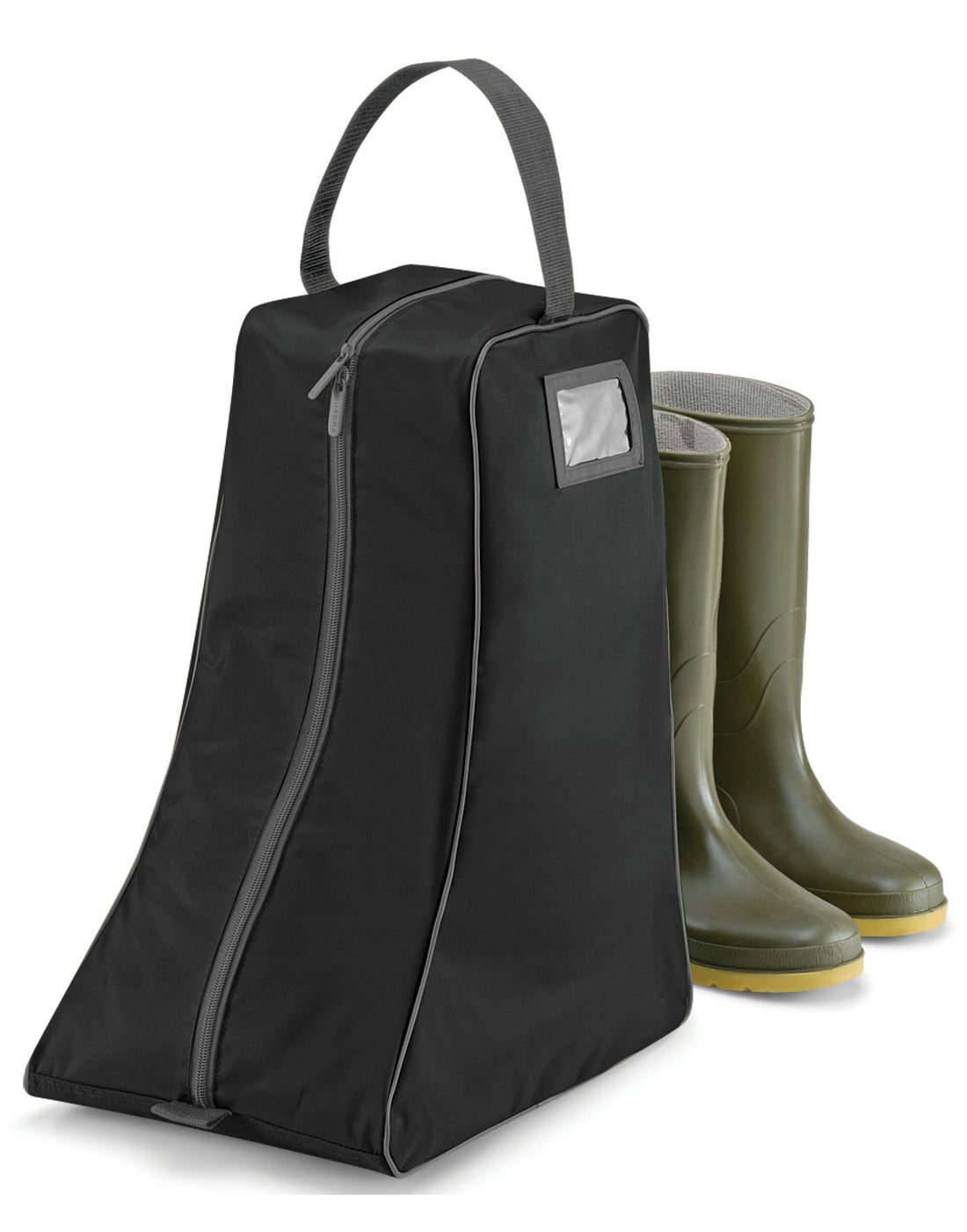 Quadra Boot Bag qd86 - Black Graphite O S - Customisable Bags