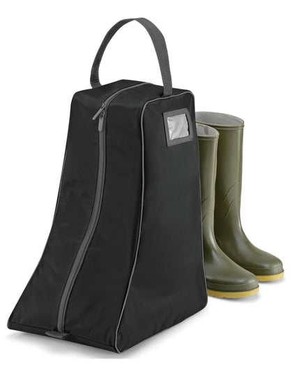 Quadra Boot Bag qd86 - Black Graphite O S - Customisable Bags