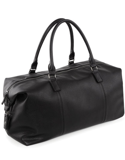 Quadra NuHide Weekender qd878 - Black O S - Customisable Bags