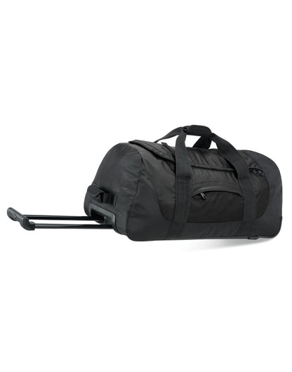 Quadra Vessel Team Wheelie Bag qd904 - Black O S - Customisable Bags