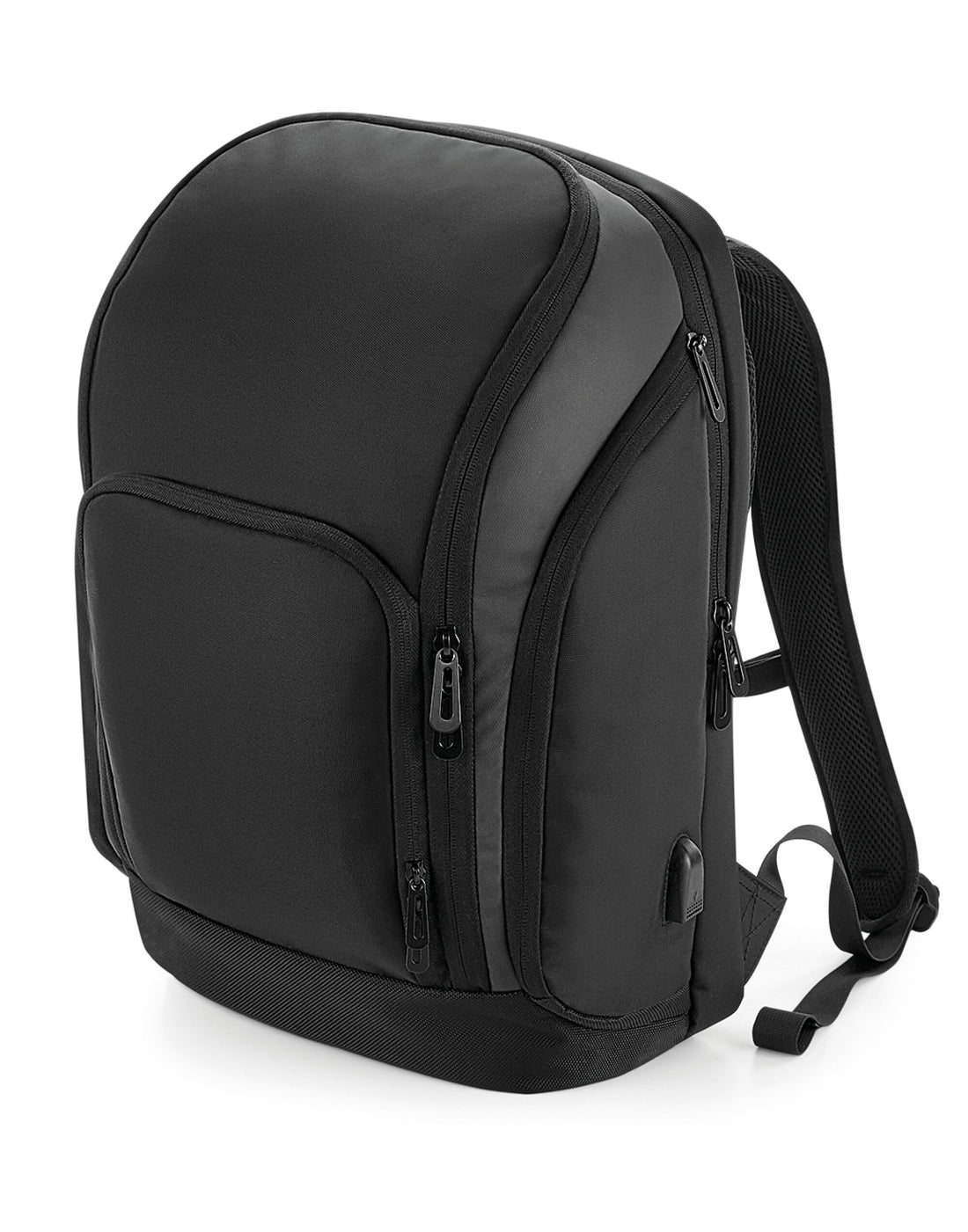 Quadra Pro Tech Charge Backpack qd910 - Black O S - Customisable Bags