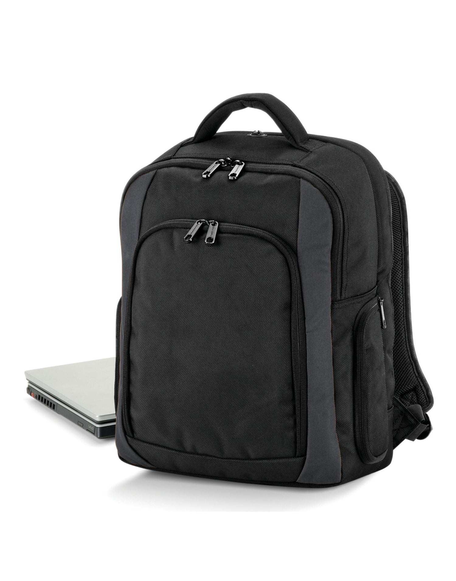 Quadra Tungsten Laptop Backpack qd968 - Black Dark Graphite O S - Customisable Bags