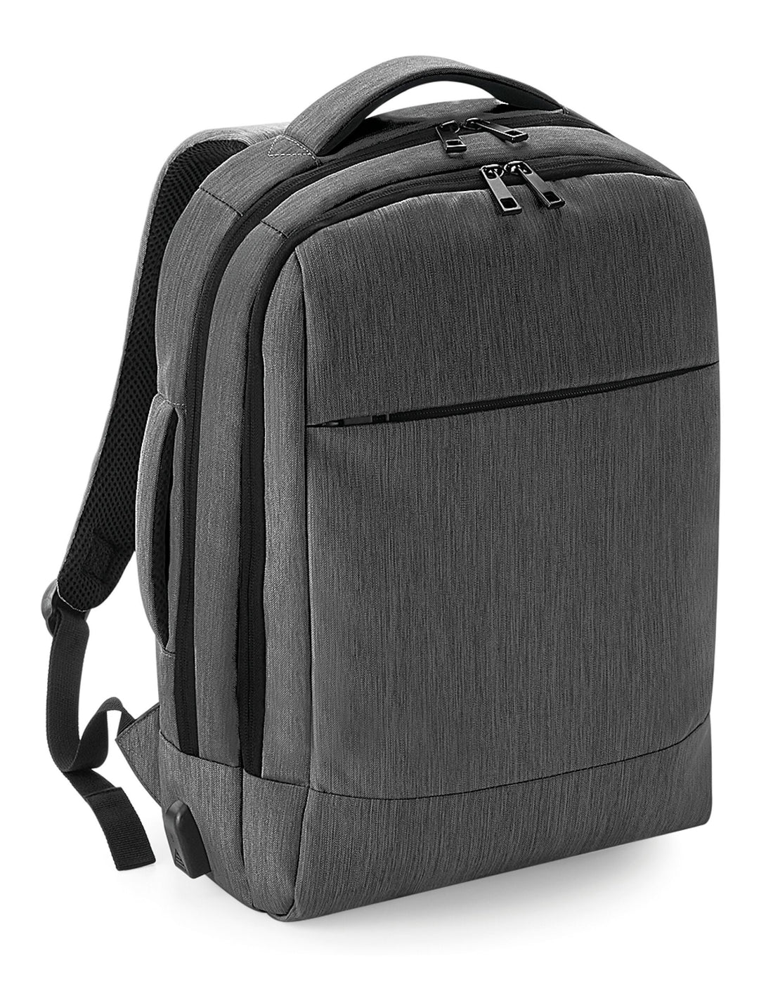 Quadra QTech Charge Convertible Backpack qd990 - Granite Marl O S - Customisable Bags