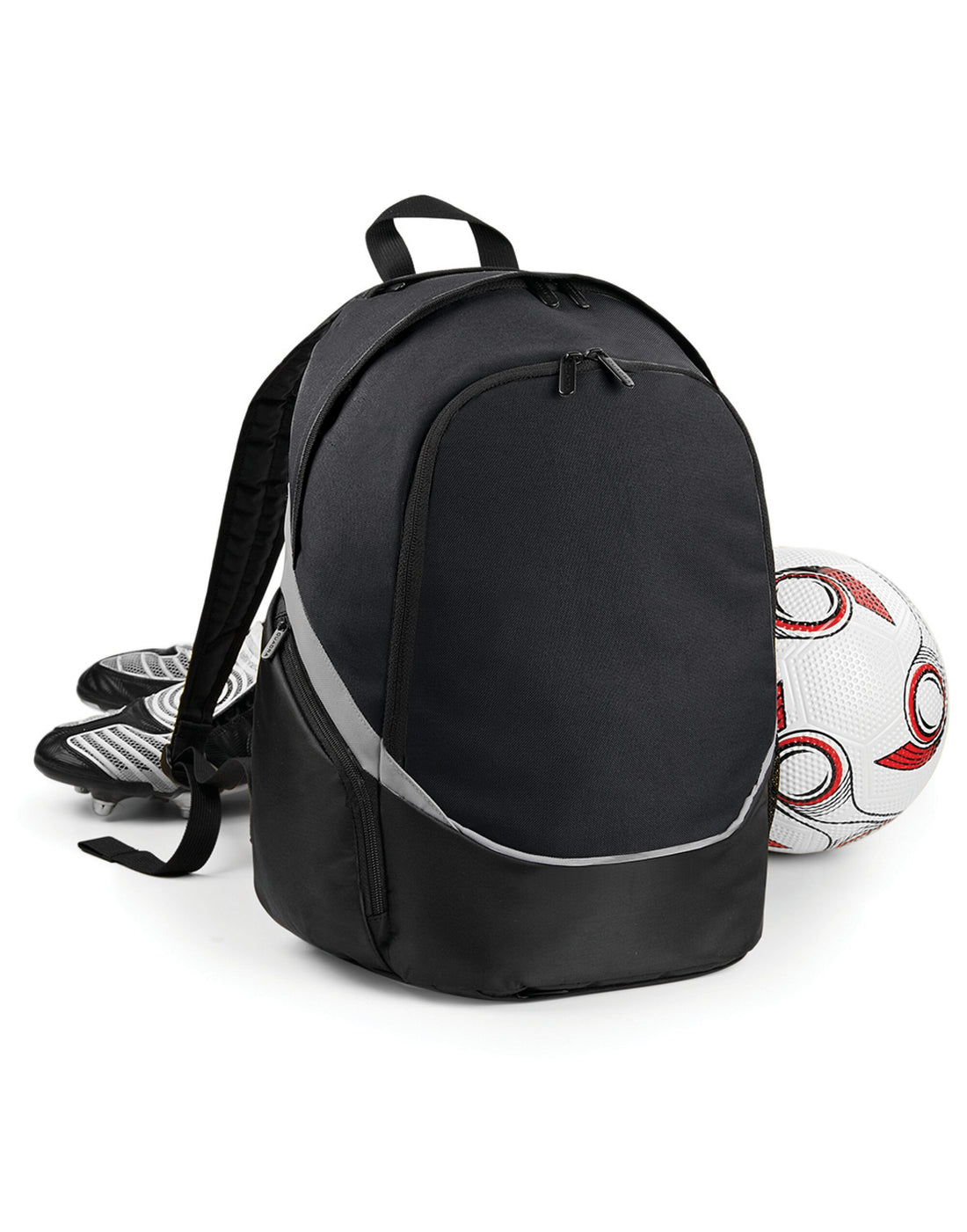 Quadra Pro Team Backpack qs255 - Black Grey O S - Customisable Bags