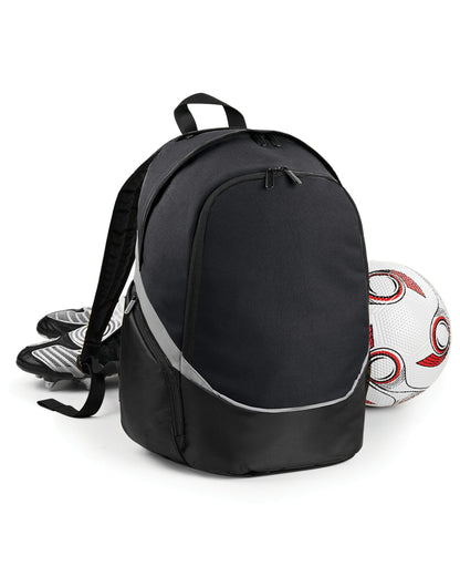 Quadra Pro Team Backpack qs255 - Black Grey O S - Customisable Bags