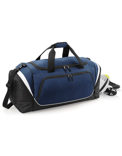 Quadra Pro Team Jumbo Kit Bag qs288 - French Navy Black White O S - Customisable Bags