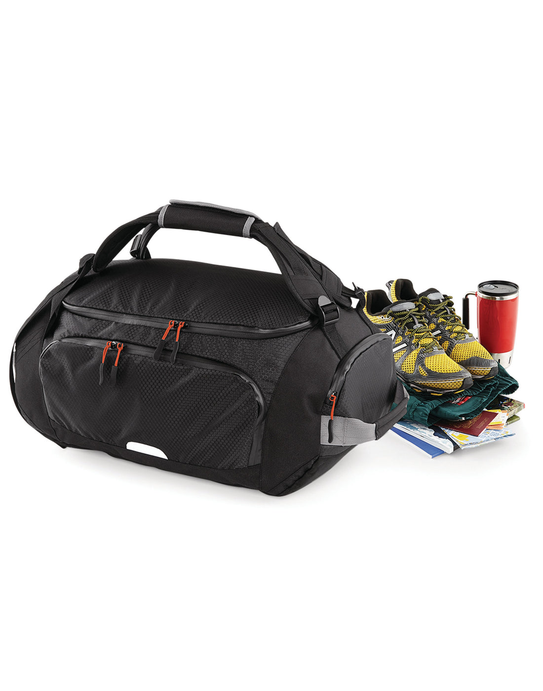 Quadra SLX 30 Litre Stowaway Carry On qx550 - Black O S - Customisable Bags