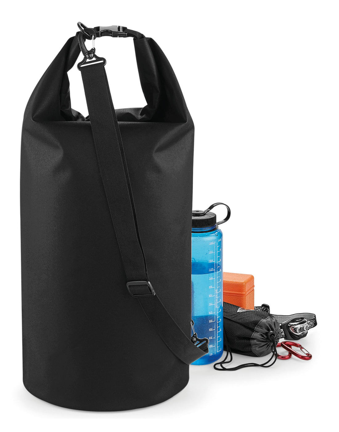 Quadra SLX 40 Litre Waterproof Drytube qx640 - Black O S - Customisable Bags