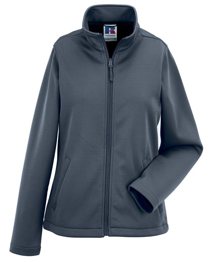 Russell Collection Russell Ladies Smart Softshell Jacket R040F - Convoy Grey - Customisable Softshell Jacket