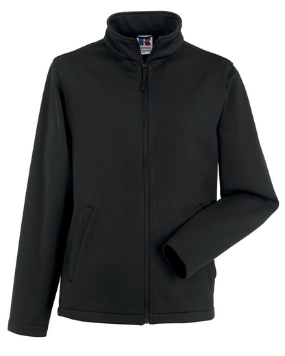 Russell Collection Russell Mens Smart Softshell Jacket R040M - Black - Customisable Softshell Jacket