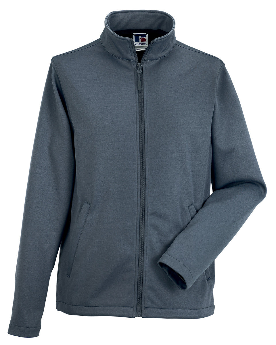 Russell Collection Russell Mens Smart Softshell Jacket R040M - Convoy Grey - Customisable Softshell Jacket