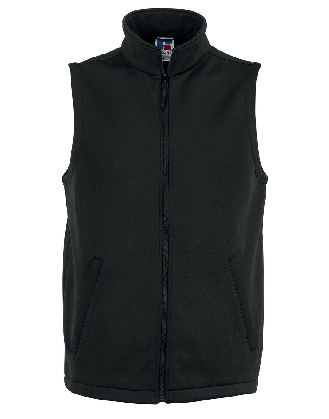 Russell Collection Russell Mens Smart Softshell Gilet r041m - Black - Customisable Gilets &amp; Body Warmers