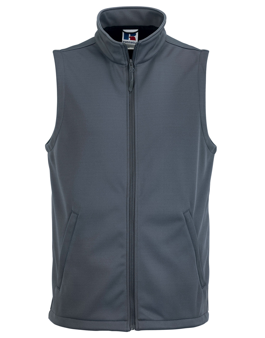 Russell Collection Russell Mens Smart Softshell Gilet r041m - Convoy Grey - Customisable Gilets &amp; Body Warmers