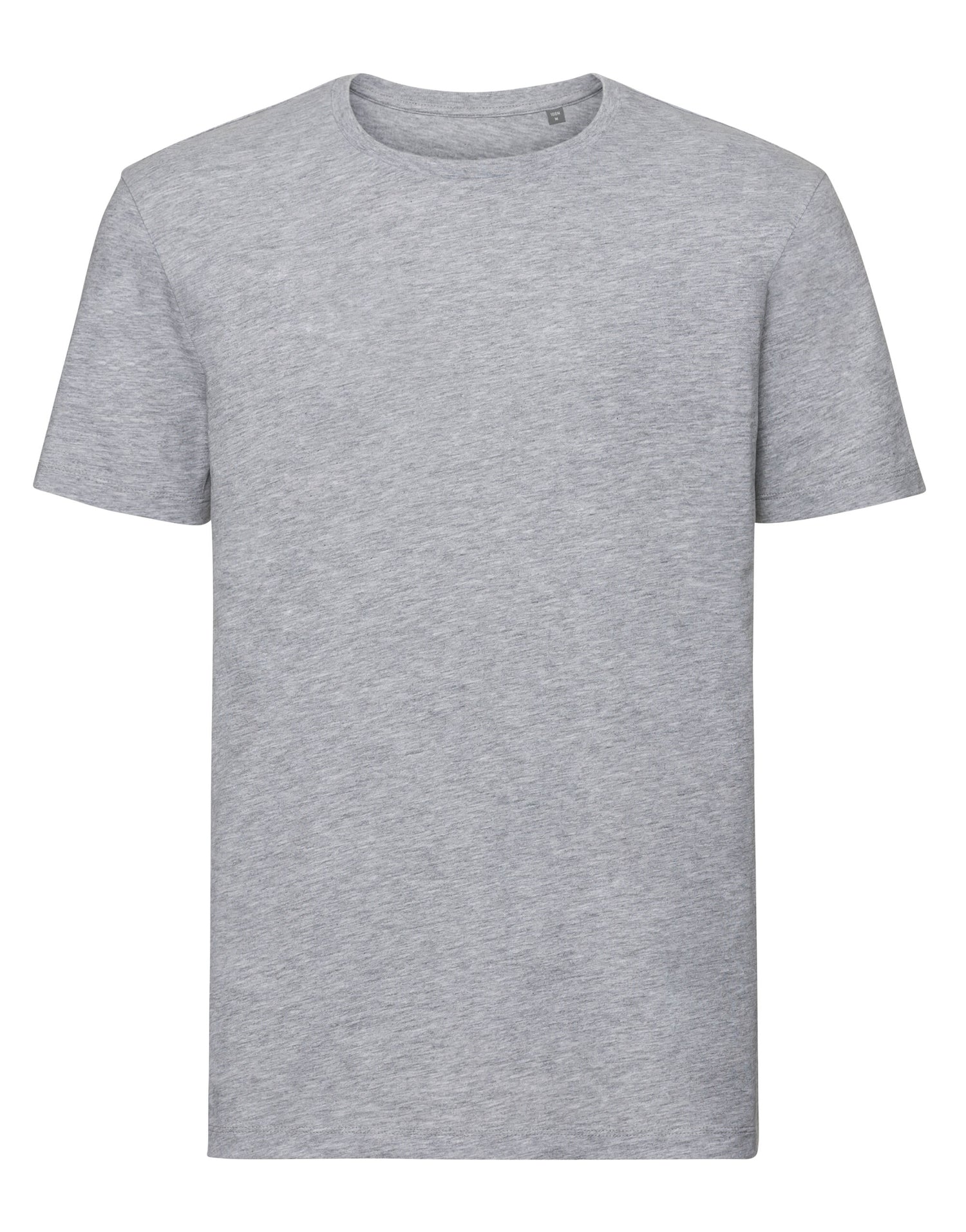 Russell Short Sleeve Collection Russell Short Sleeve Mens Pure Organic T R108M - Light Oxford - Customisable T-Shirts