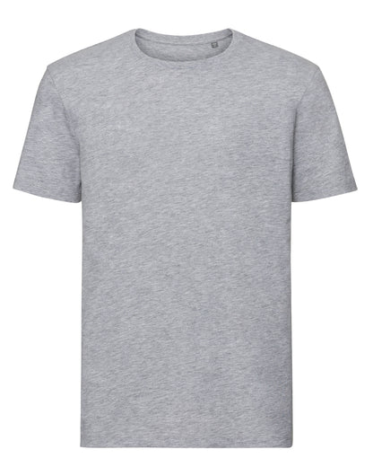Russell Short Sleeve Collection Russell Short Sleeve Mens Pure Organic T R108M - Light Oxford - Customisable T-Shirts