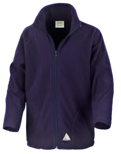 Result Core Junior Microfleece Jacket R114JY - Navy - Customisable Jacket