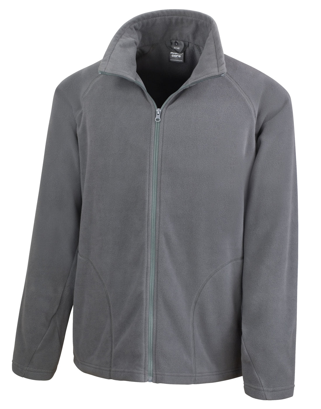 Result Core Mens Microfleece Jacket R114X - Charcoal - Customisable Jackets