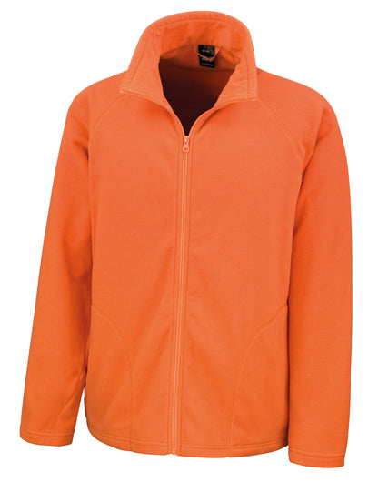 Result Core Mens Microfleece Jacket R114X - Orange - Customisable Jackets