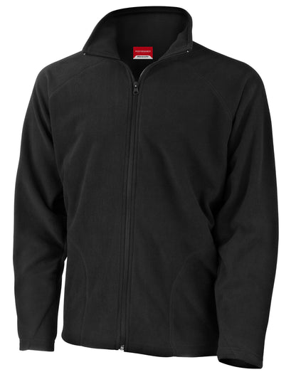 Result Core Mens Microfleece Jacket R114X - Black - Customisable Jackets