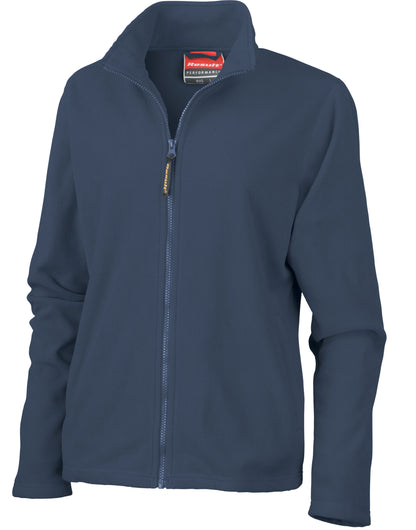 Result Womens Horizon Microfleece Jacket R115F - Navy - Customisable Jackets