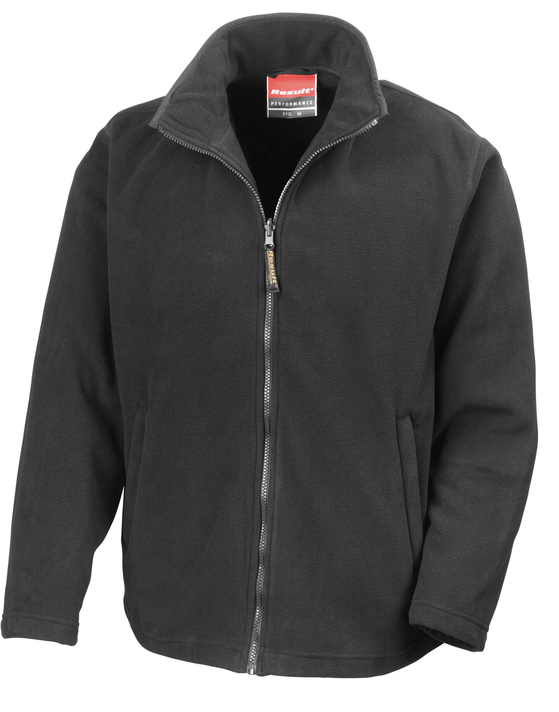 Result Mens Horizon Microfleece Jacket R115M - Black - Customisable Jackets