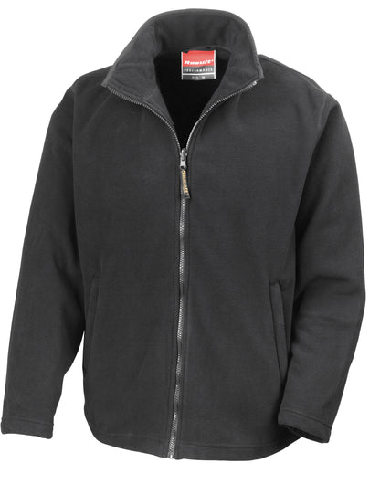 Result Mens Horizon Microfleece Jacket R115M - Black - Customisable Jackets