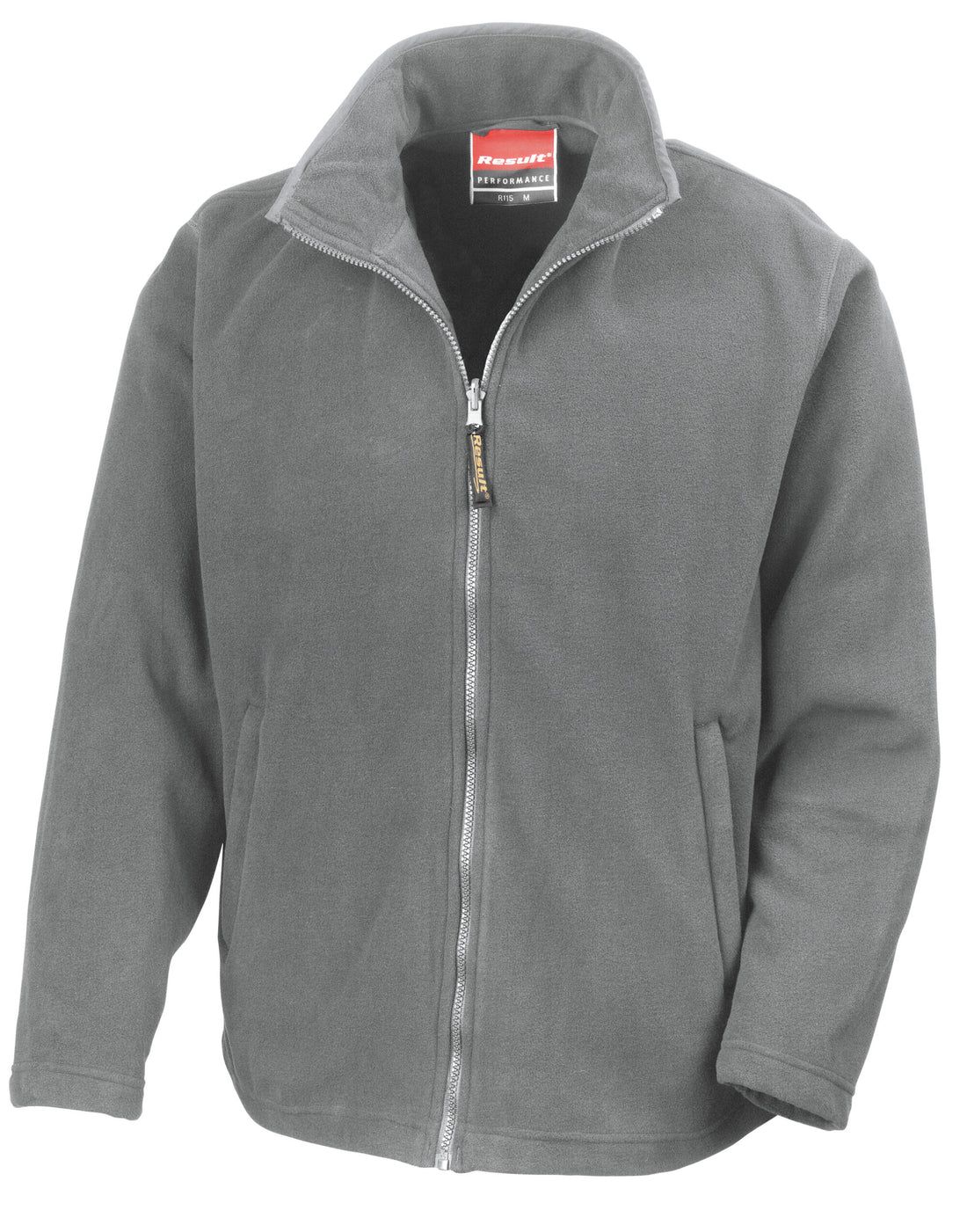Result Mens Horizon Microfleece Jacket R115M - Light Grey - Customisable Jackets