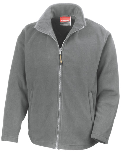 Result Mens Horizon Microfleece Jacket R115M - Light Grey - Customisable Jackets