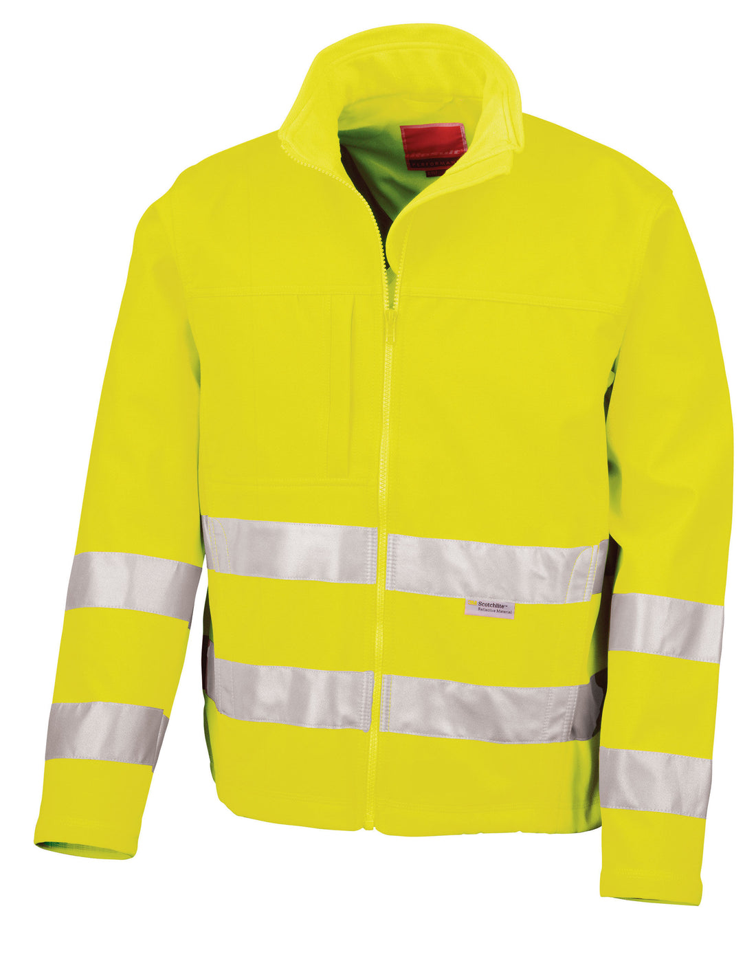 Result SafeGuard Hi Vis Softshell Jacket R117X - Hi-Vis Yellow - Customisable Softshell Jacket