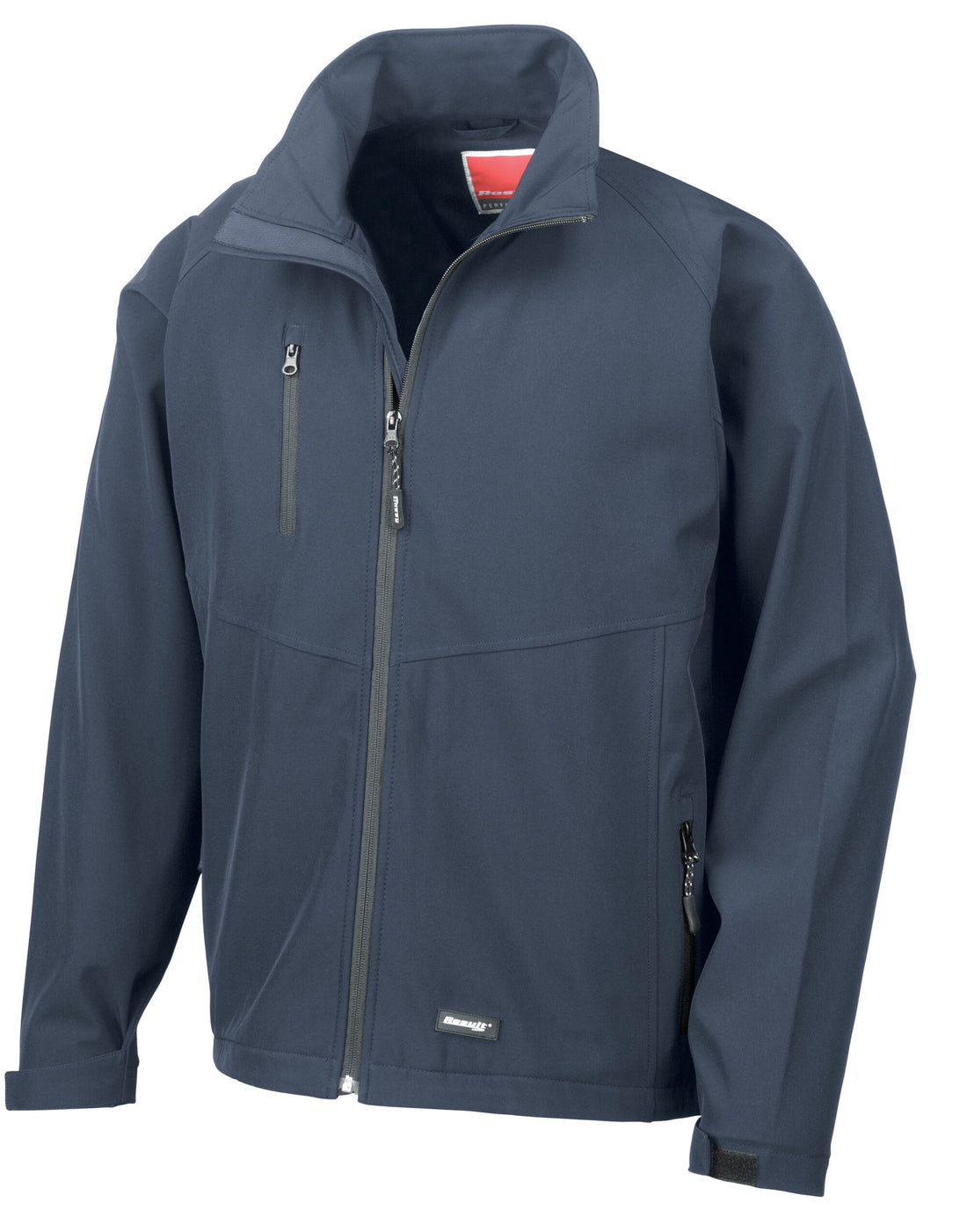 Result Mens Baselayer Softshell Jacket R128M - Navy - Customisable Softshell Jacket