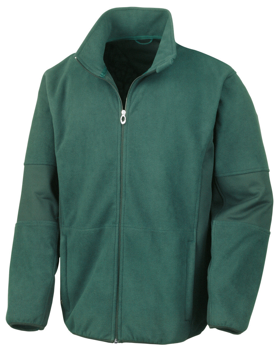 Result Osaka Combed Pile Softshell Jacket R131M - Forest Green - Customisable Jackets