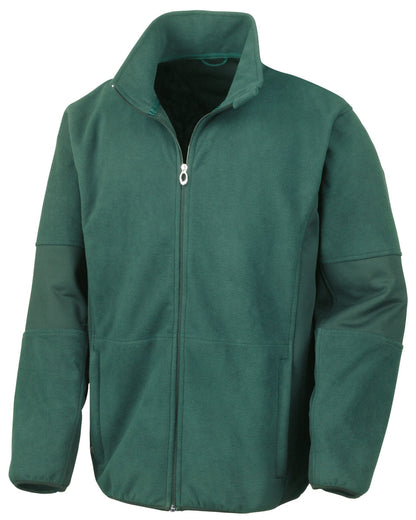 Result Osaka Combed Pile Softshell Jacket R131M - Forest Green - Customisable Jackets