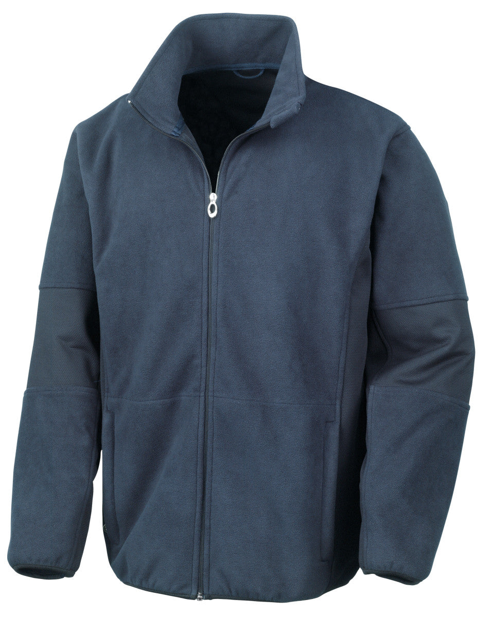Result Osaka Combed Pile Softshell Jacket R131M - Navy - Customisable Jackets