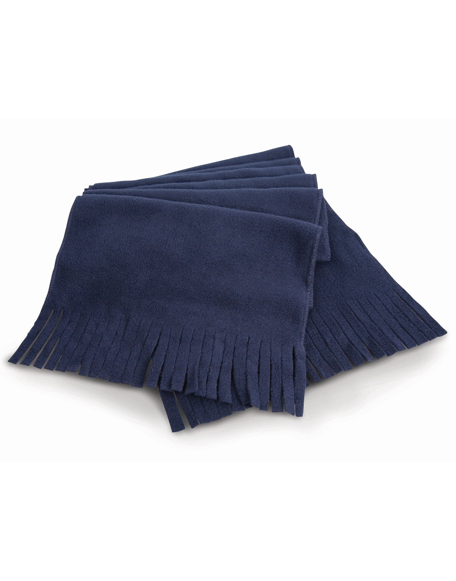 Result Winter Polartherm Tassel Scarf R143X - Navy O S - Customisable Scarfs