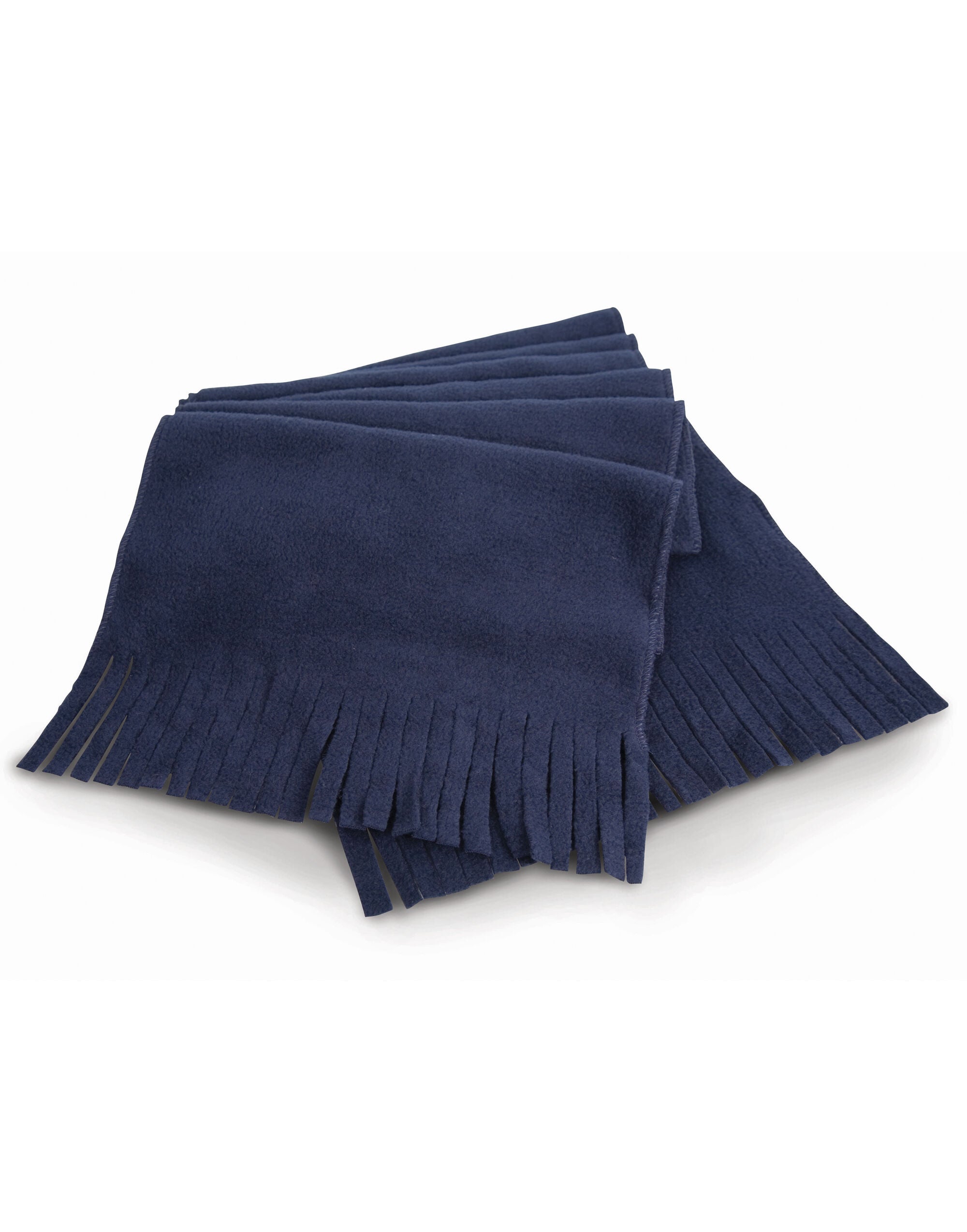 Result Winter Polartherm Tassel Scarf R143X - Navy O S - Customisable Scarfs