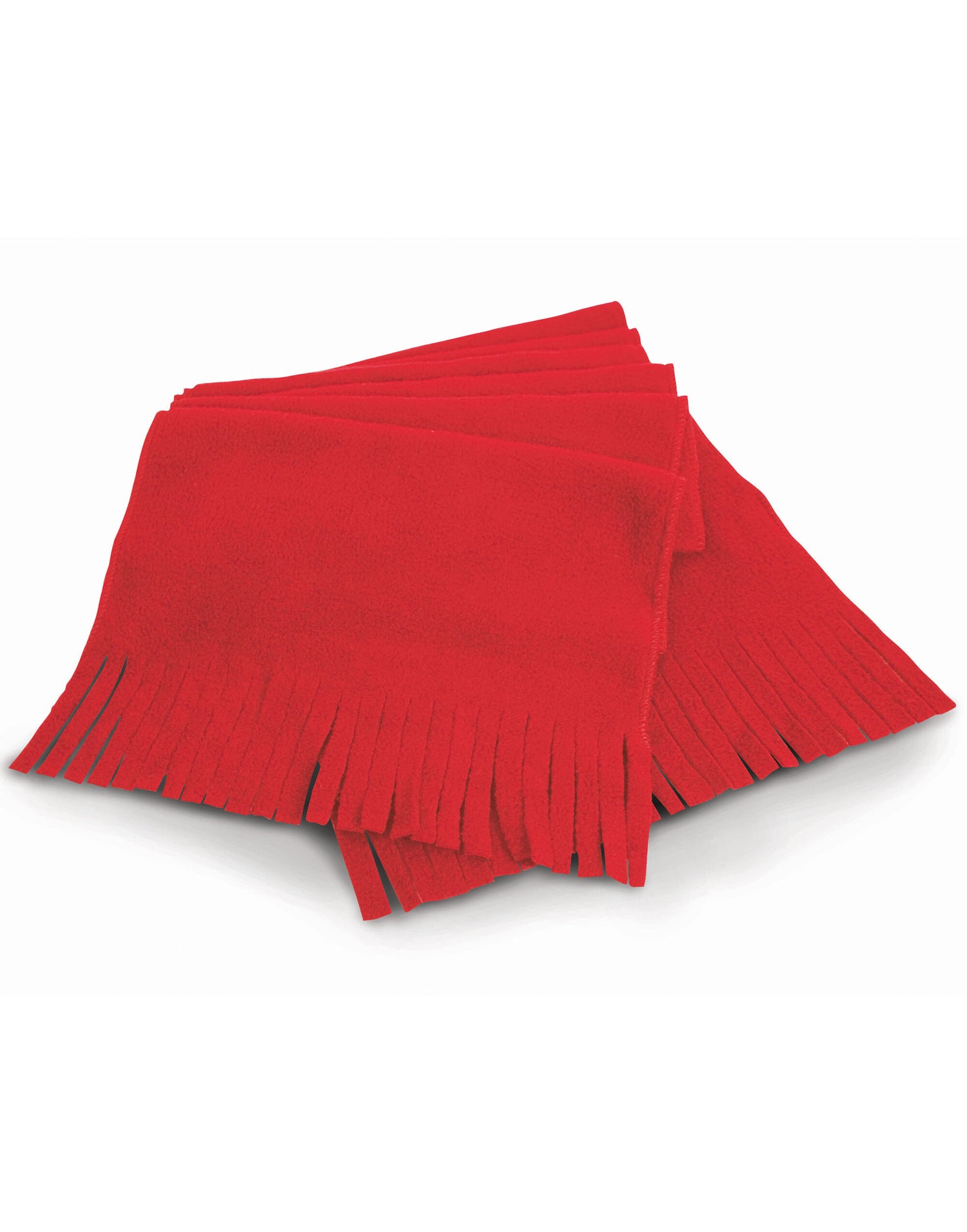 Result Winter Polartherm Tassel Scarf R143X - Red O S - Customisable Scarfs