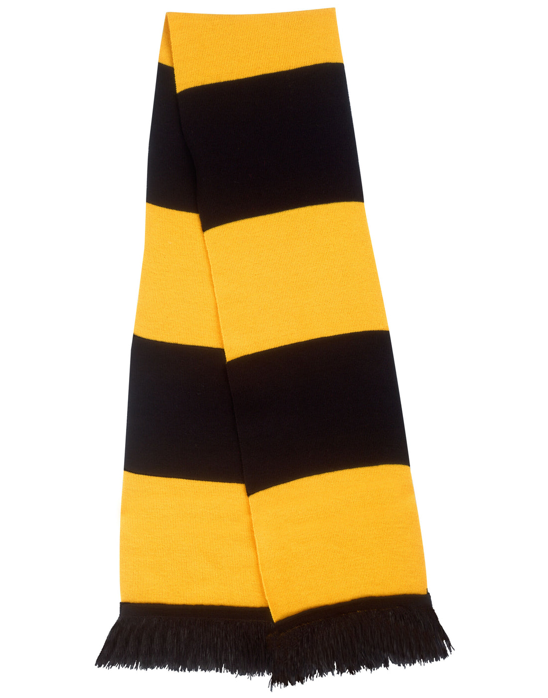 Result Winter Essentials Team Scarf R146X - Black Gold O S - Customisable Scarfs