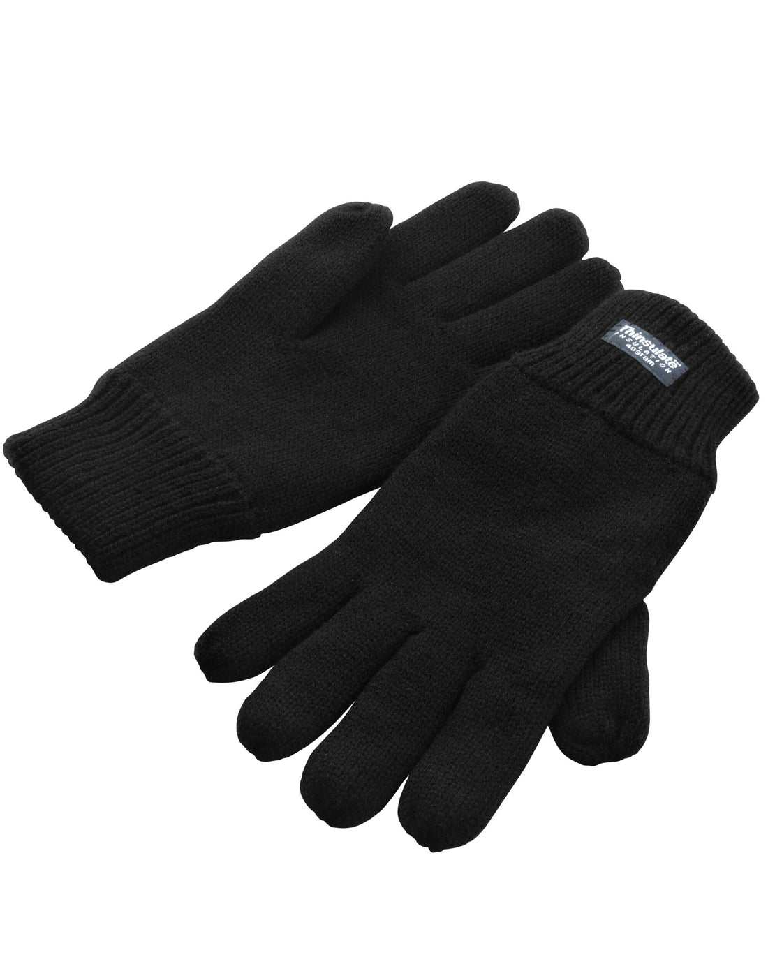 Result Winter Thinsulate Lined Gloves r147 - Black - Customisable Gloves