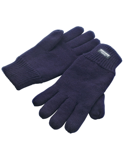 Result Winter Thinsulate Lined Gloves r147 - Navy - Customisable Gloves