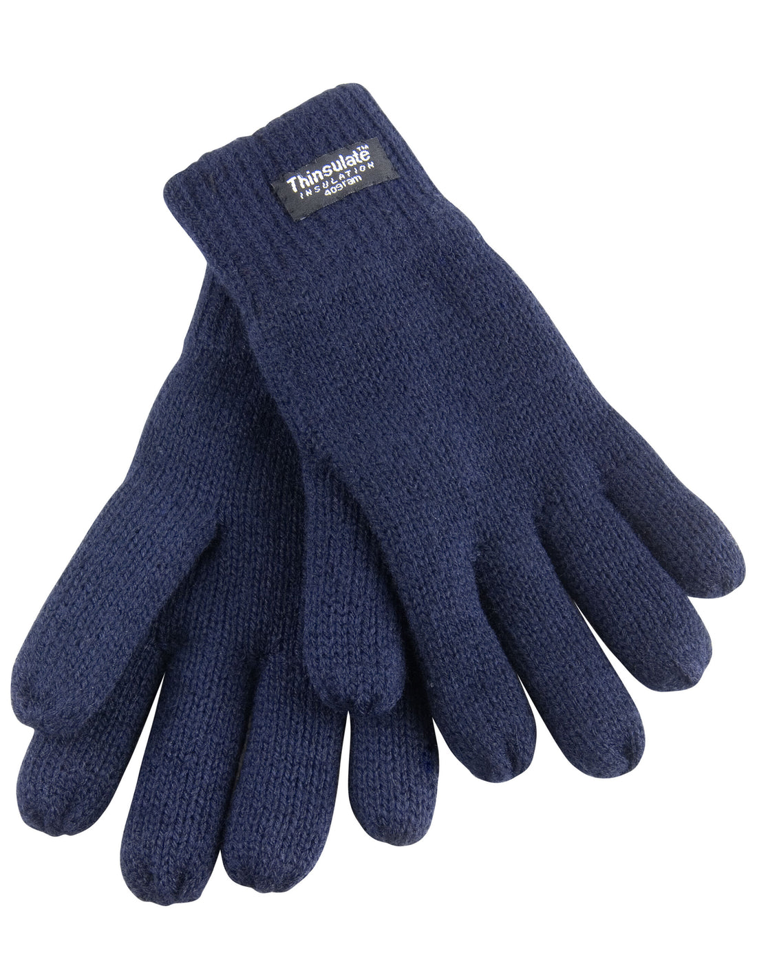 Result Winter Junior Thinsulate Gloves R147J - Navy O S - Customisable Gloves