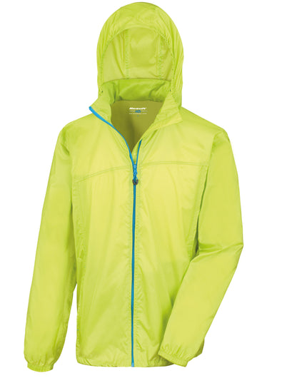 Result Urban LWeight Stowable Jacket R189X - Lime Royal - Customisable Jacket