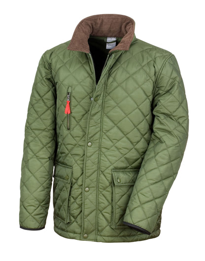 Result Urban Cheltenham Gold Jacket R196X - Olive - Customisable Jacket