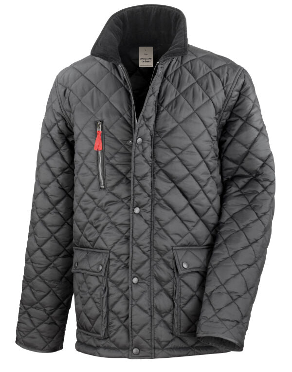 Result Urban Cheltenham Gold Jacket R196X - Black 2XL - Customisable Jacket