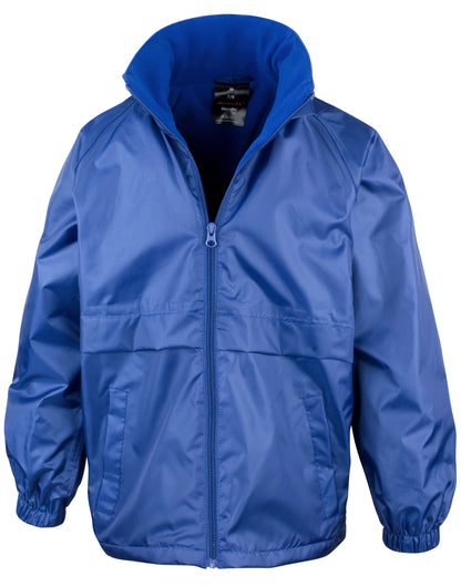 Result Core Youth Microfleece Jacket R203JY - Royal Blue - Customisable Jacket