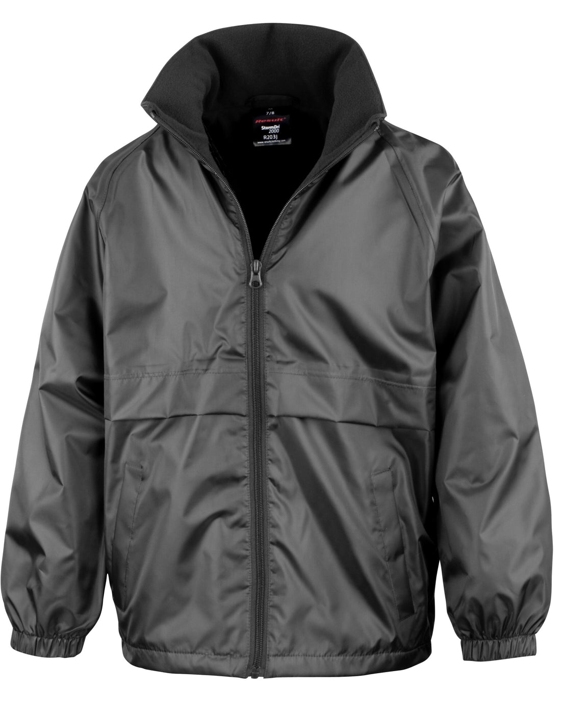 Result Core Youth Microfleece Jacket R203JY - Black - Customisable Jacket