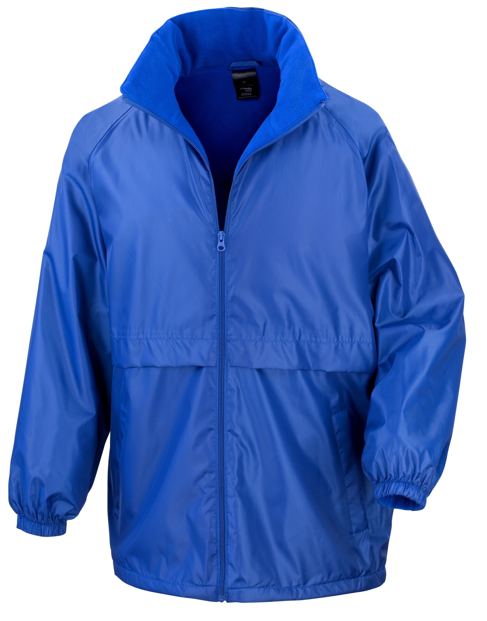 Result Core Adult Microfleece Jacket R203X - Royal Blue - Customisable Jacket