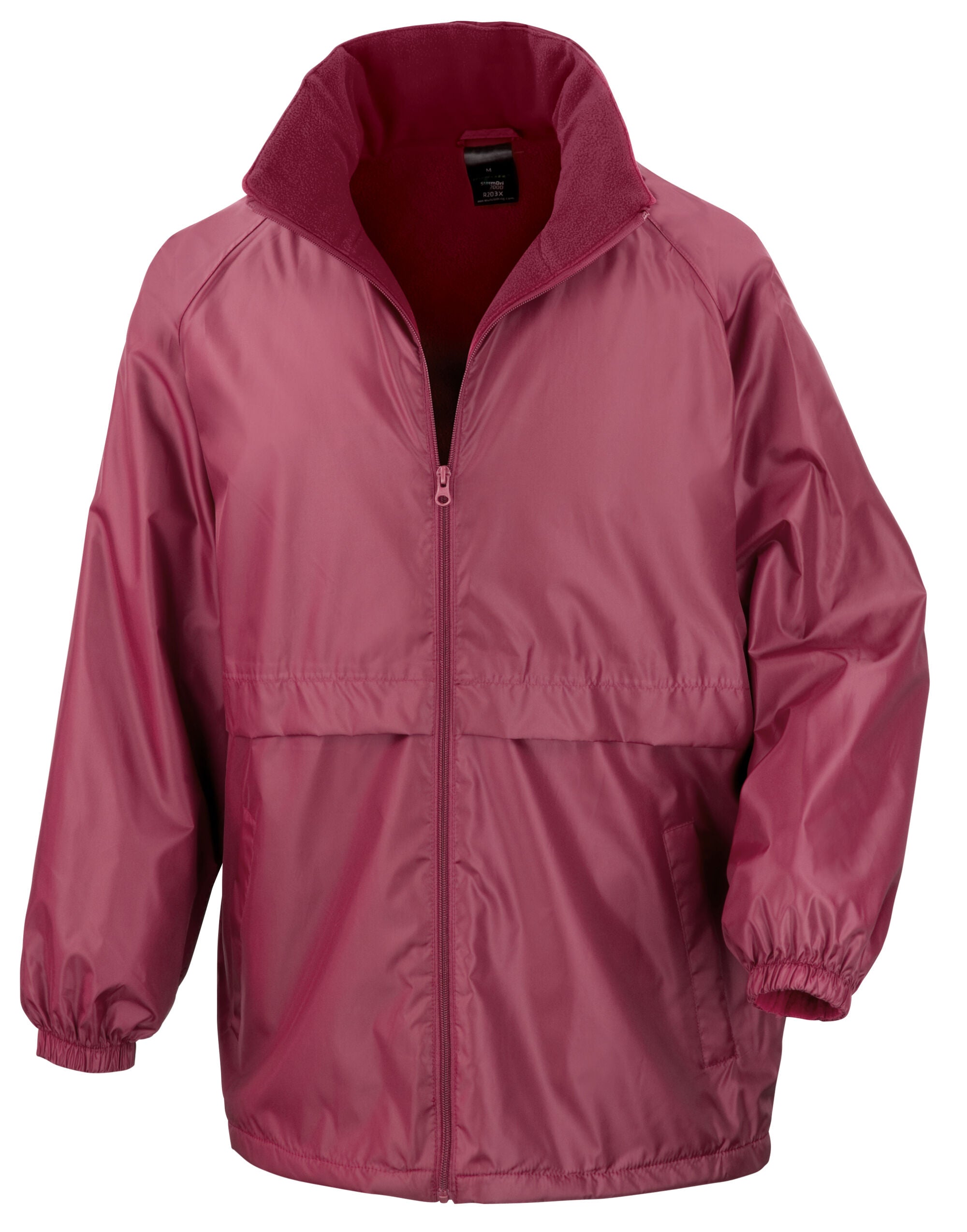 Result Core Adult Microfleece Jacket R203X - Burgundy - Customisable Jacket