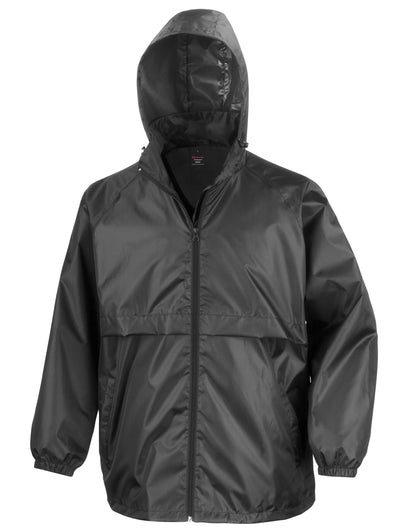 Result Core Adult Windcheater R204X - Black - Customisable Outerwear